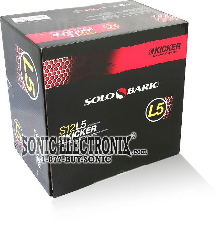 Kicker Solo-Baric L5 08S12L54 + Bonus Box: Bass Slammer BS112V-SQ Image 5
