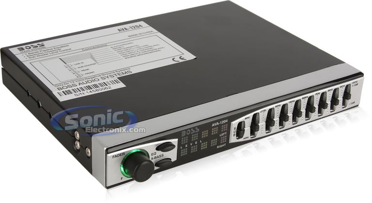 Boss AVA-1204 7-Band Equalizer-OPEN BOX Image 7