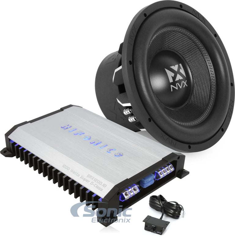 SPL Super Pack: Hifonics BRX1200.1D + NVX VCW122 Image 1
