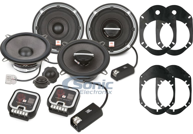 JBL Power Series Component + Coaxial Speaker Package + Adapters Image 1