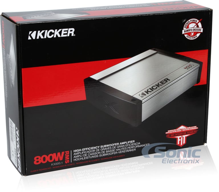 Kicker KX800.1 + (2) JBL GTO1014 Complete Bass Package Image 8