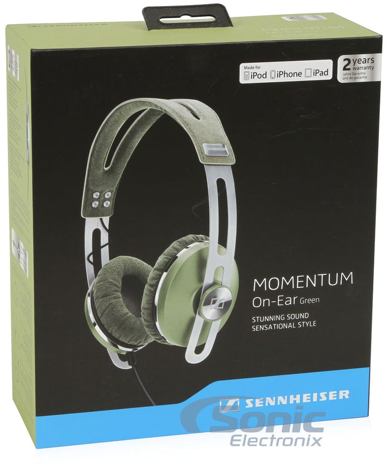 Sennheiser Momentum On-Ear Green + $10 Sonic Electronix Gift Card Image 15