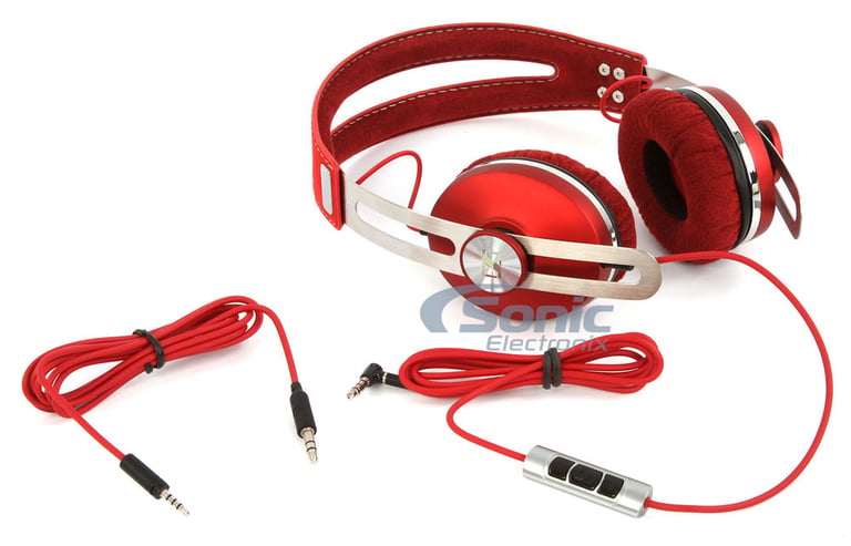 Sennheiser Momentum On-Ear Red + $10 Apple iTunes Gift Card Image 4