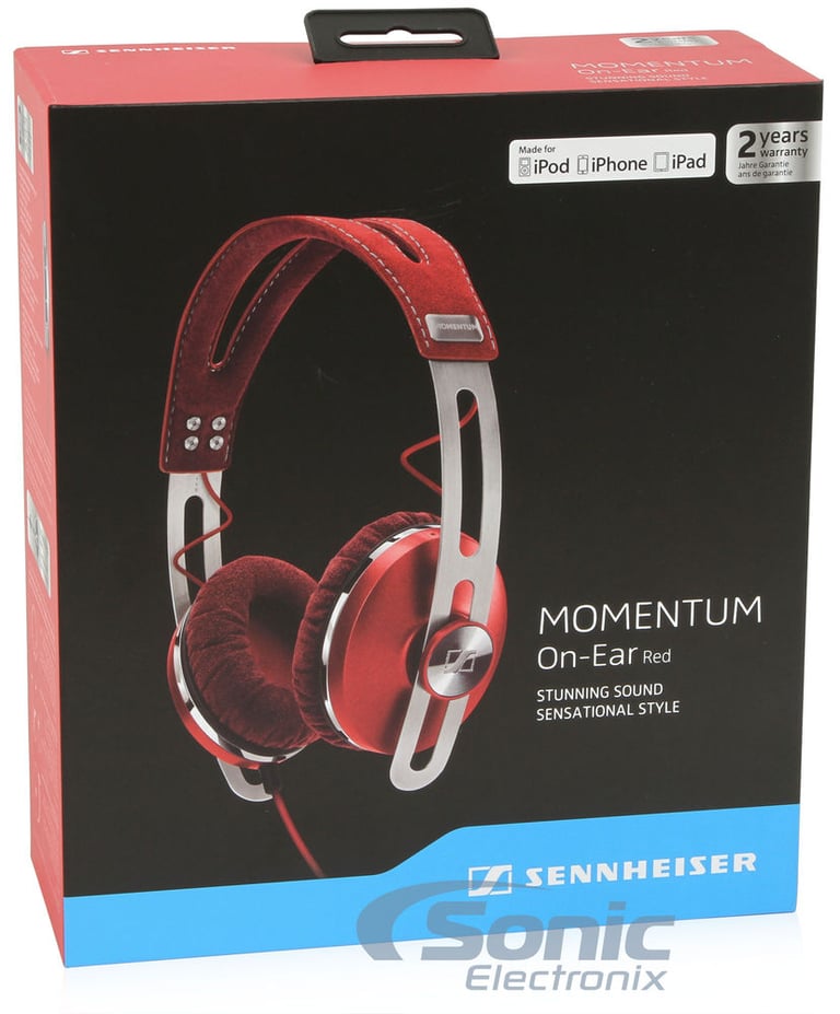 Sennheiser Momentum On-Ear Red + $10 Apple iTunes Gift Card Image 15