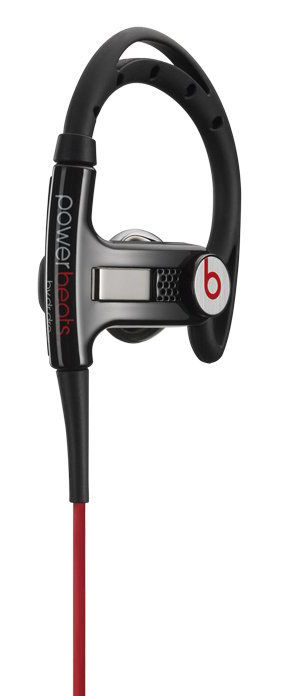 Beats By Dr. Dre PowerBeats In-Ear Headphones Stereo Earbuds Headset (Black) Image 3