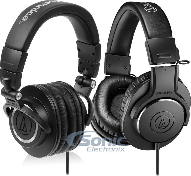 AT Studio Bundle: Audio Technica ATH-M50x + ATH-M20x Image 1