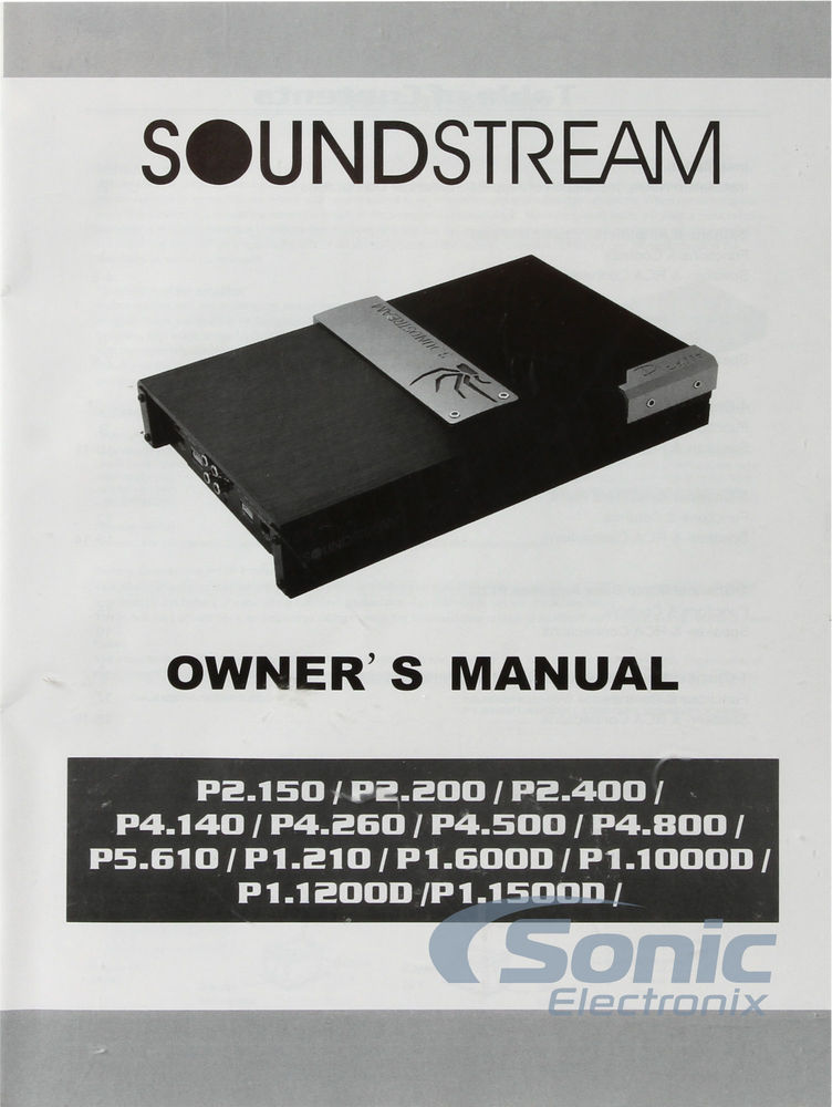 Soundstream P4.500 Image 5