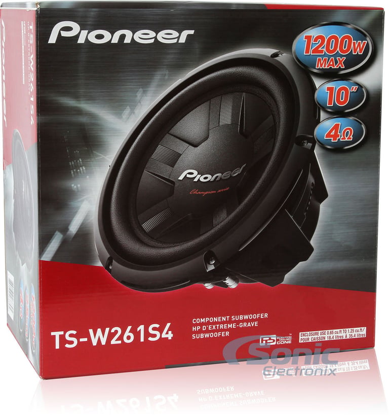 Pioneer TS-W261S4 Open Box Complete Image 7