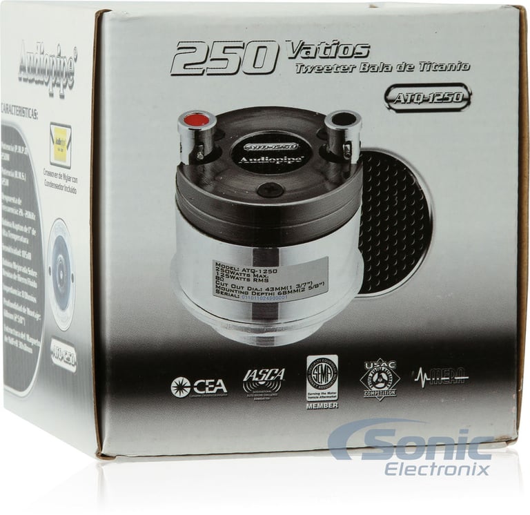 Audiopipe Bullet Tweeter ATQ-1250 Image 5