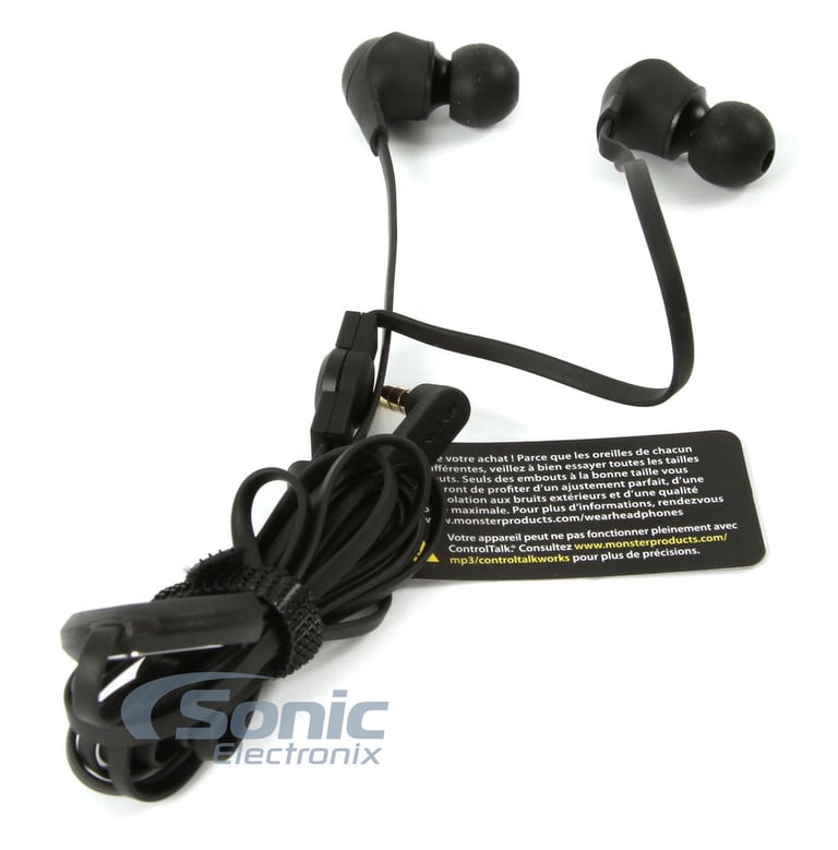 Monster N-Lite - Black (MH NLT IE BK CU WW) Image 2