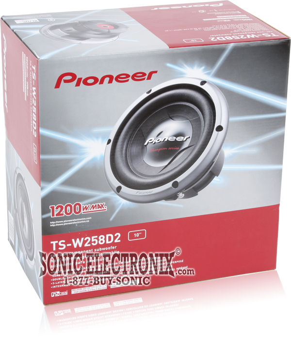 Pioneer TS-W258D2 Open Box Image 4
