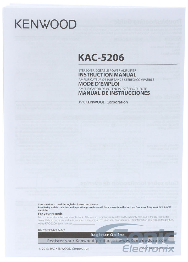 2 Kenwood KFC-W112S 12" Subwoofers + KAC-5207 2-Channel Amplifier Package Image 7