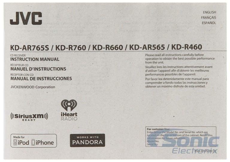 JVC KD-R460 Image 8