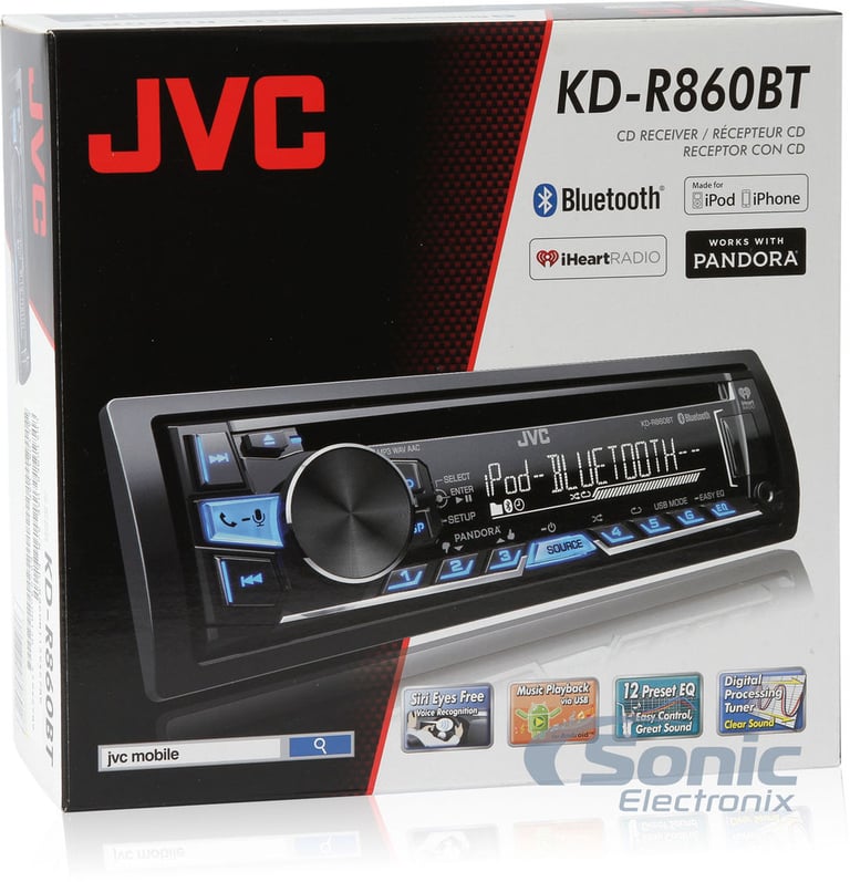 JVC KD-R860BT OPEN BOX COMPLETE Image 10