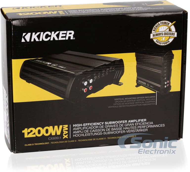 Kicker CX600.1 (12CX600.1) + Free $25 Sonic Electronix Gift Card Image 6
