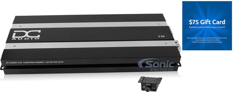 DC Audio 3.5k + Free $75 Sonic Electronix Gift Card Image 1