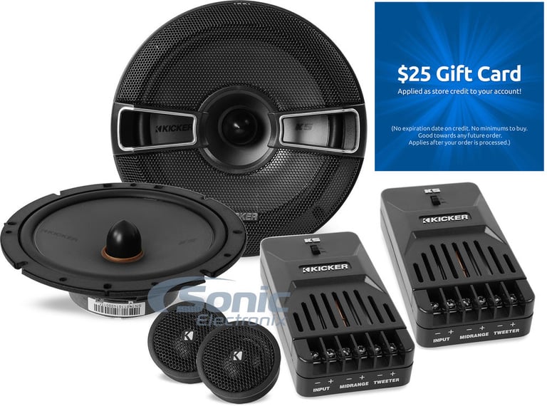 Kicker 41KSS67 (KSS674) + Free $25 Sonic Electronix Gift Card Image 1