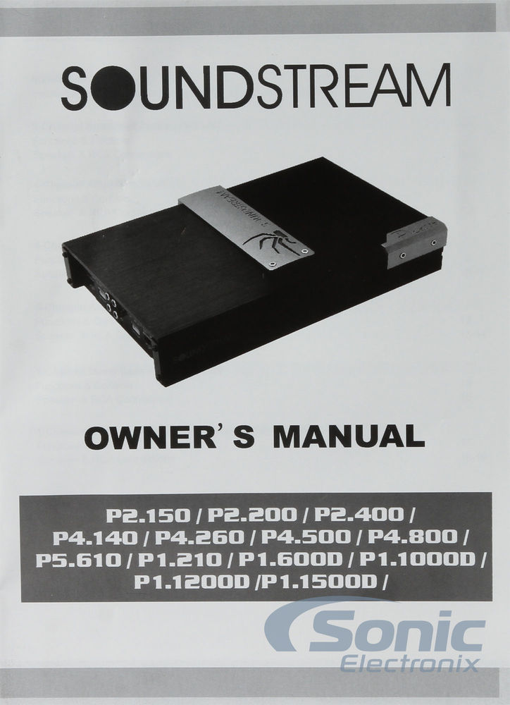 Soundstream P4.800 Image 5