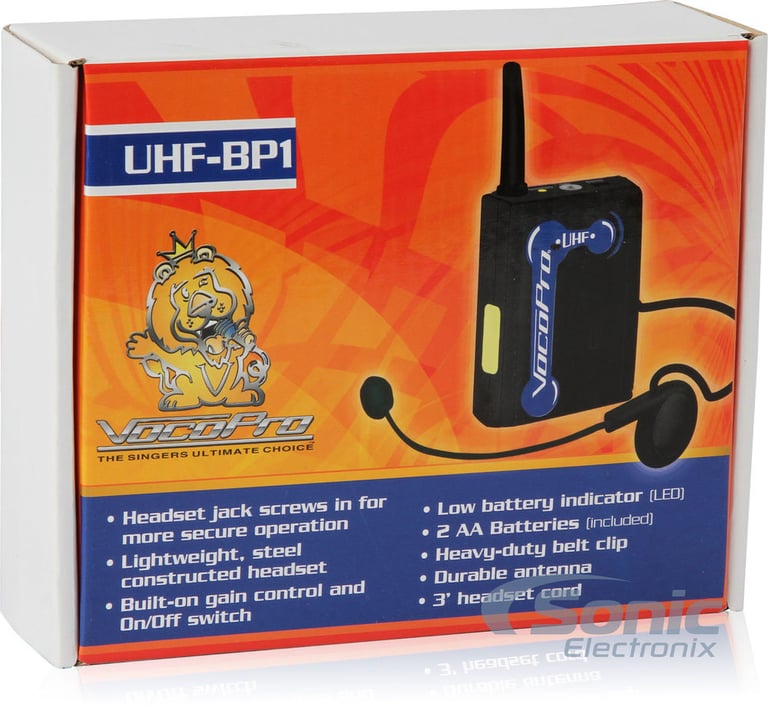 VocoPro UHF-BP1-B Image 6