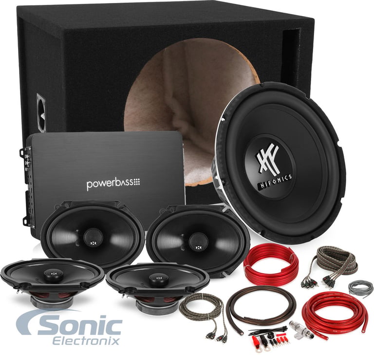 PowerBass + NVX + Hifonics Car Audio Upgrade Package Image 1