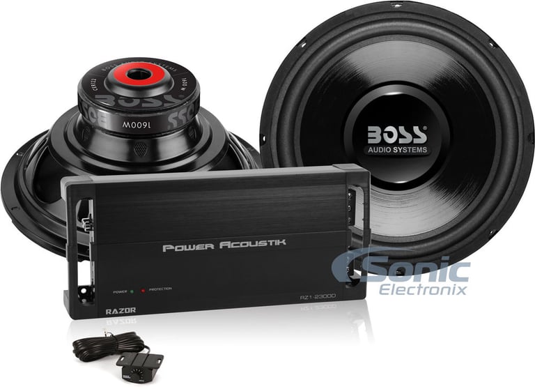 2300W Boss + Power Acoustik Bass Package Image 1
