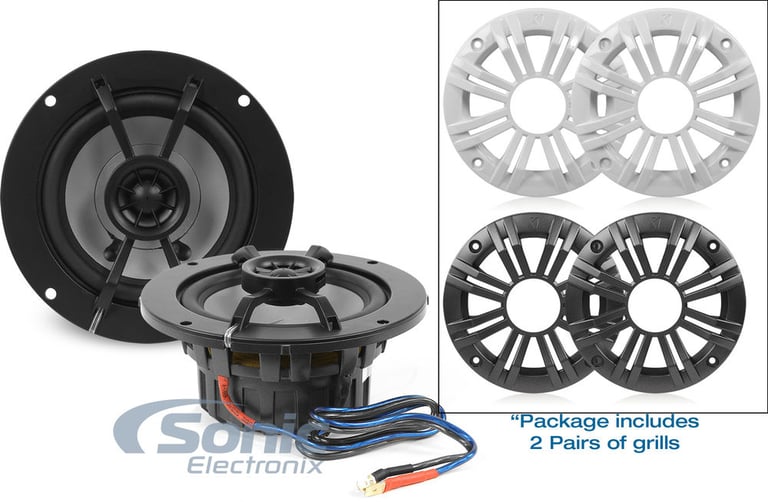 Kicker KM4 2-Ohm (41KM42CW) Image 1