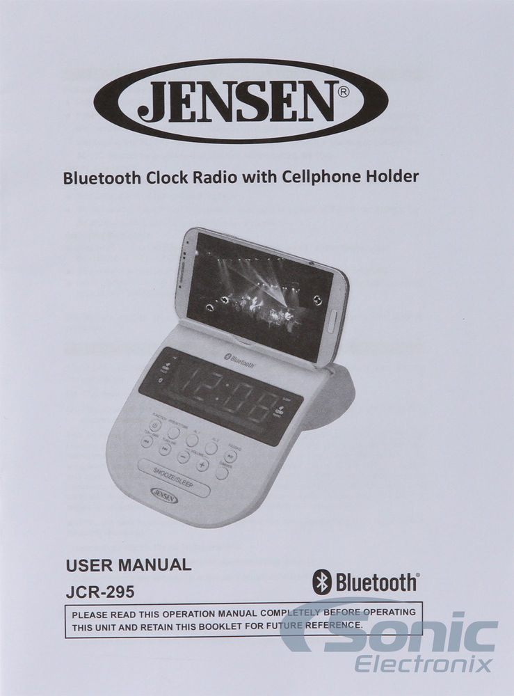 Jensen JCR-295-W (White) Image 7