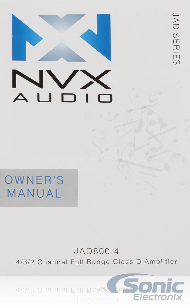 NVX JAD800.4 - Open Box, Acceptable Condition (Used) Image 7