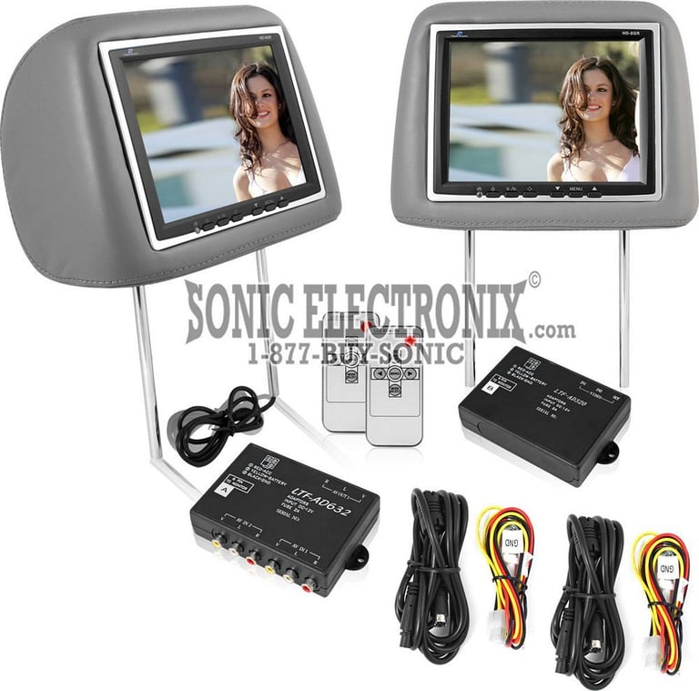 Power Acoustik HD-8GR (GRAY) Image 1