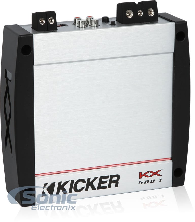 Kicker KX400.1 (40KX400.1) Mono Amplifier + Free NVX Amp Kit Image 2
