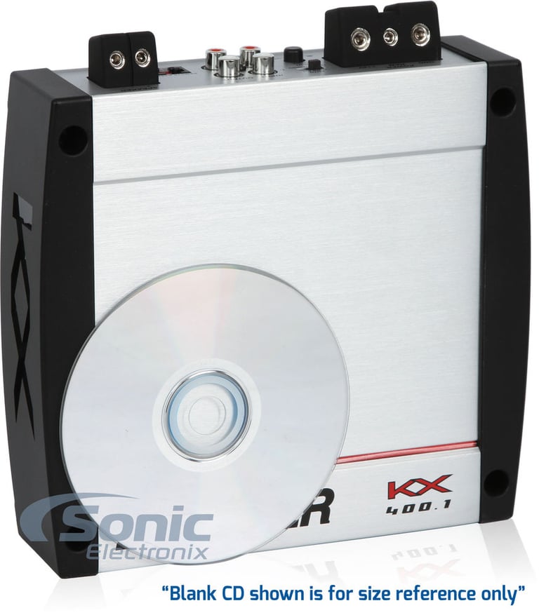 Kicker KX400.1 (40KX400.1) Mono Amplifier + Free NVX Amp Kit Image 3