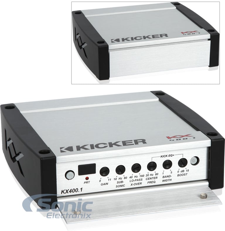 Kicker KX400.1 (40KX400.1) Mono Amplifier + Free NVX Amp Kit Image 4