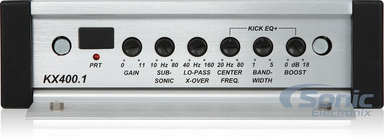 Kicker KX400.1 (40KX400.1) Mono Amplifier + Free NVX Amp Kit Image 5