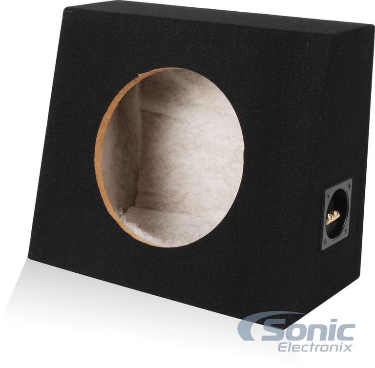 Belva Single 10" Subwoofer Angled Truck or Hatchback Box Enclosure (1TRUCK10) - Open Box, Very Good Condition (Used) Image 2