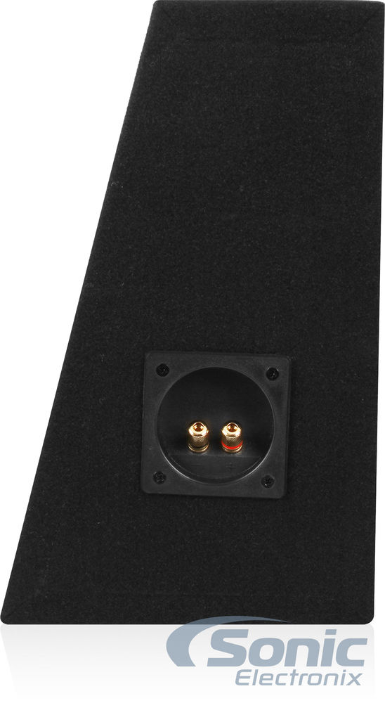 Single 10" Subwoofer Angled Truck or Hatchback Box Enclosure-OPEN BOX Image 5