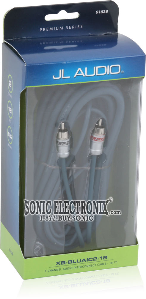 JL Audio XB-BLUAIC2-18 Premium RCA Cables Image 2