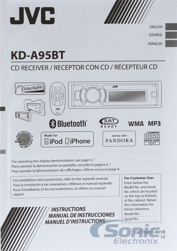JVC KD-A95BT Image 10