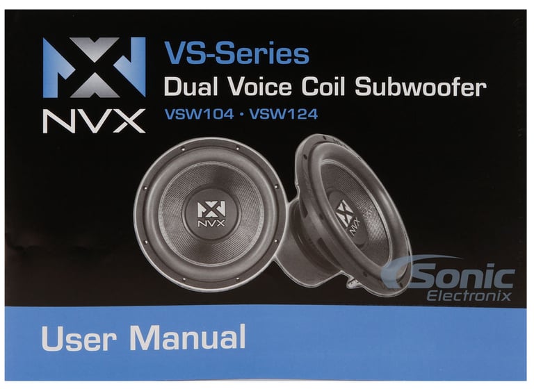 Dual 12" VS-Series Complete NVX Bass Package Image 19