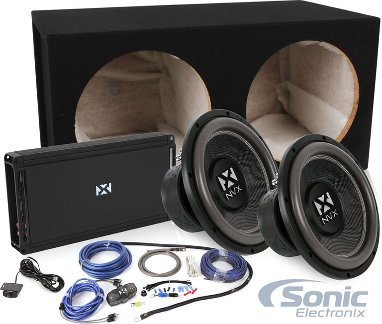 Dual 12" VS-Series Complete NVX Bass Package Image 1