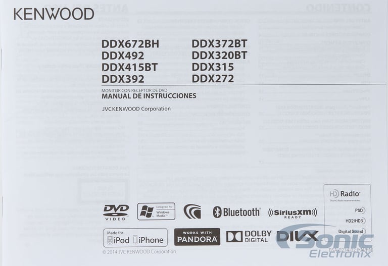 Kenwood DDX672BH Open Box Missing (Good, Used) Image 8