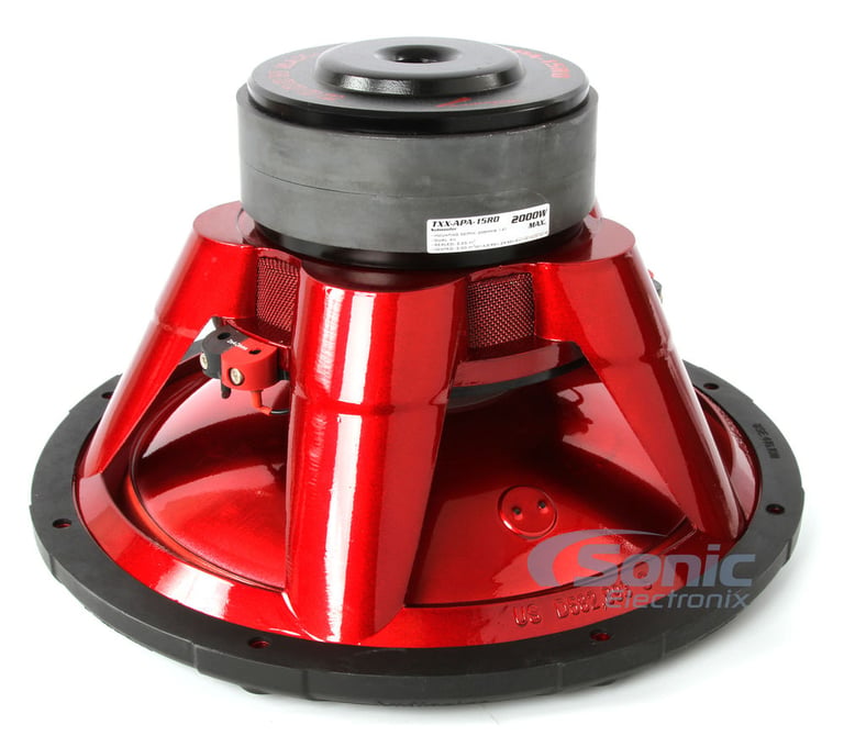 Audiopipe TXX-APA-15RD (Red) OPEN BOX COMPLETE Image 4