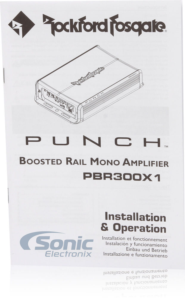 Rockford Fosgate PBR300X1 (Open Box, Damaged Packaging) Image 7