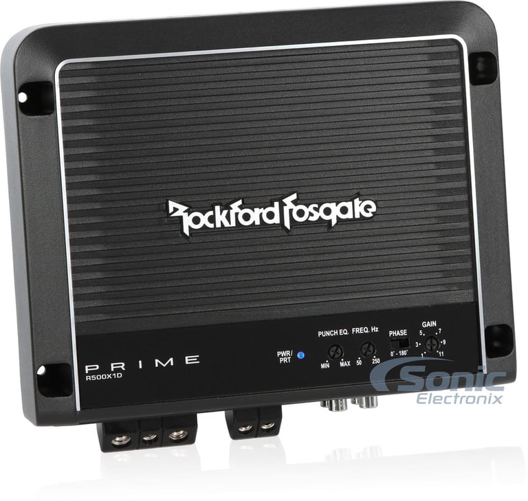Rockford Fosgate R500X1D Open Box Complete (Very Good, Used) Image 2