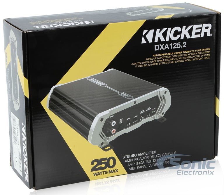 Kicker 2-Channel Amplifier - DXA125.2 (41DXA1252) Image 8