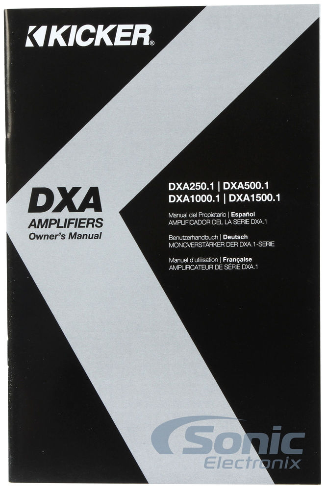 Kicker Monoblock DXA250.1 (41DXA250.1) Image 7
