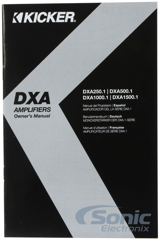 Kicker DXA500.1 (41DXA5001) Image 17