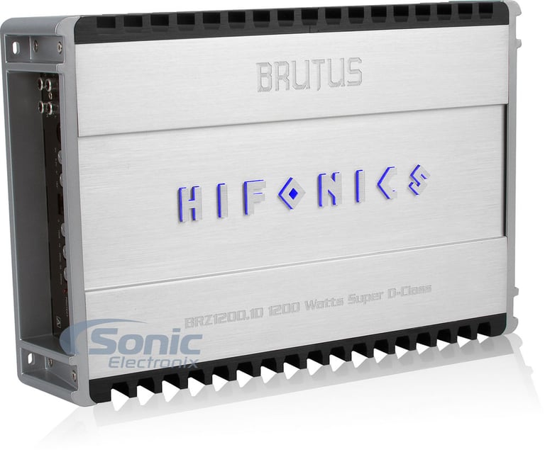 Hifonics Brutus BRZ1200.1D OPEN BOX COMPLETE Image 2