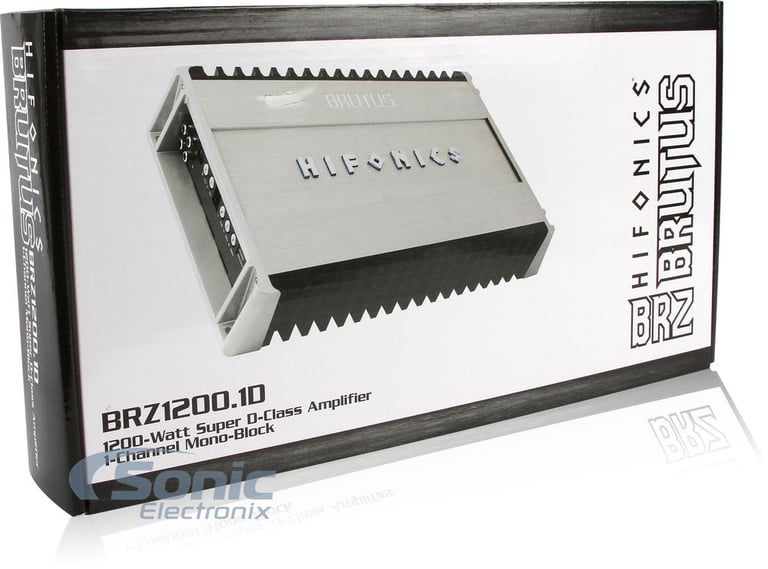 Hifonics Brutus BRZ1200.1D OPEN BOX COMPLETE Image 7