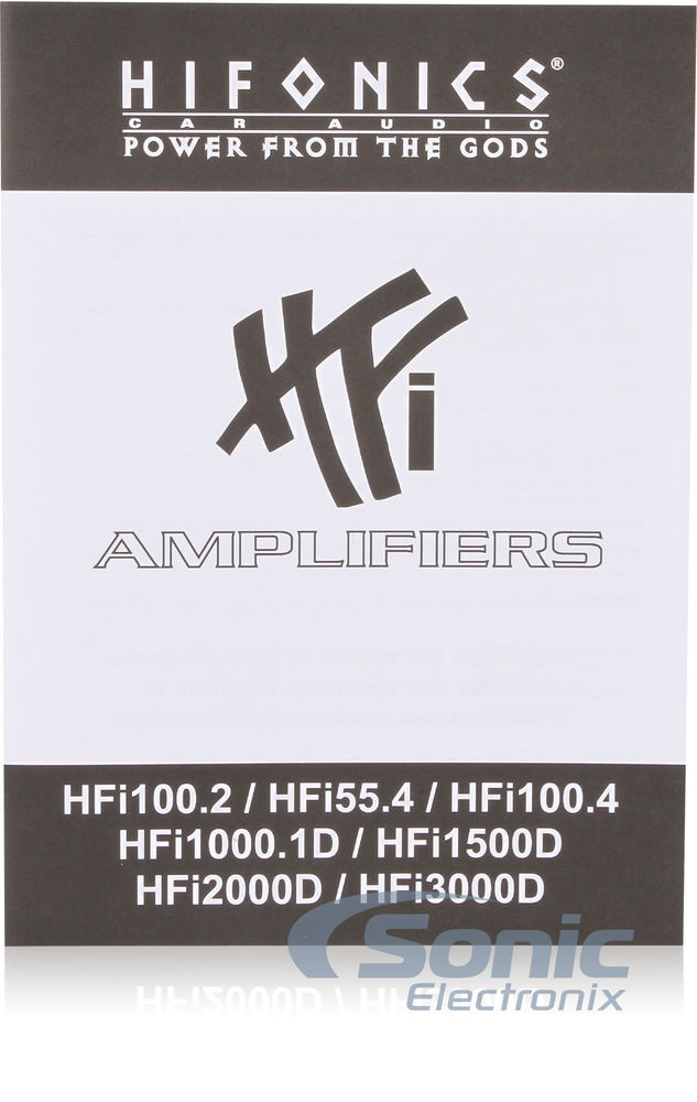 Hifonics HFi1000.1D Open Box Complete (Very Good, Used) Image 7