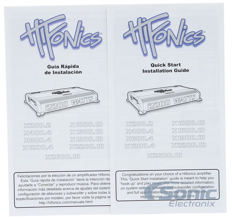 Hifonics X1200.4-RB (Factory Refurbished) Image 6